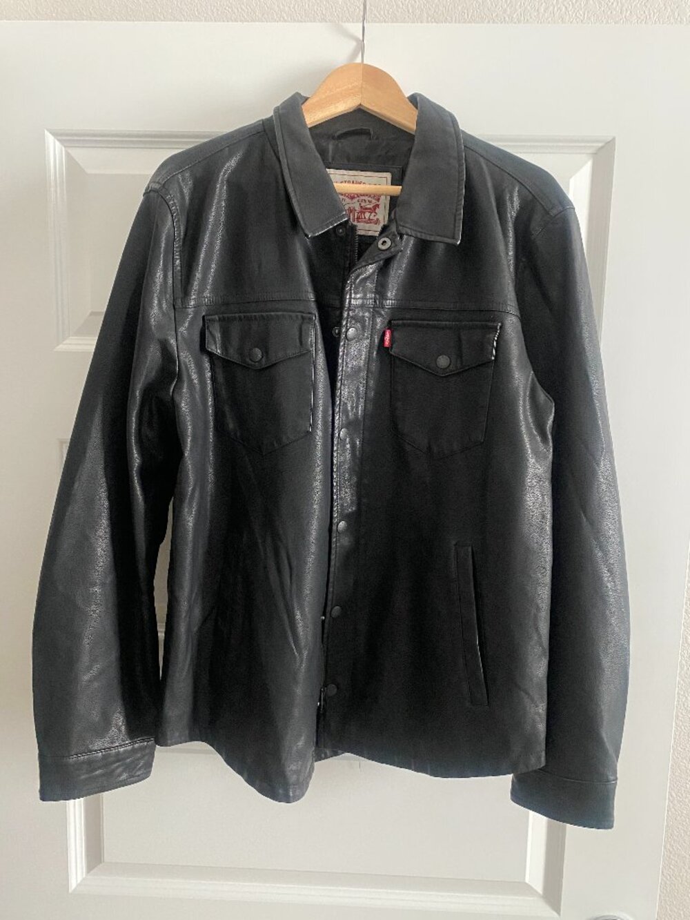 Levi's Faux Leather Shacket